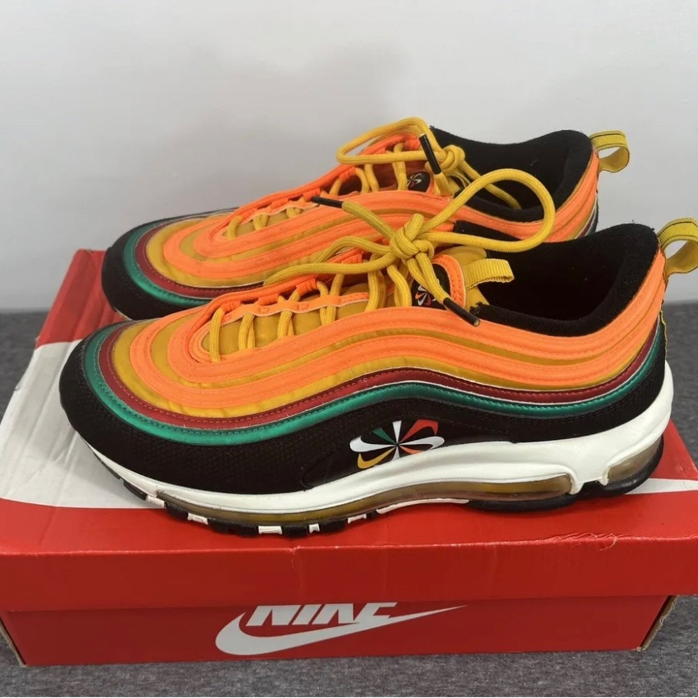 Nike Mens Air Max 97 Sunburst 2019 Sneakers Size 8.5 With Original Box